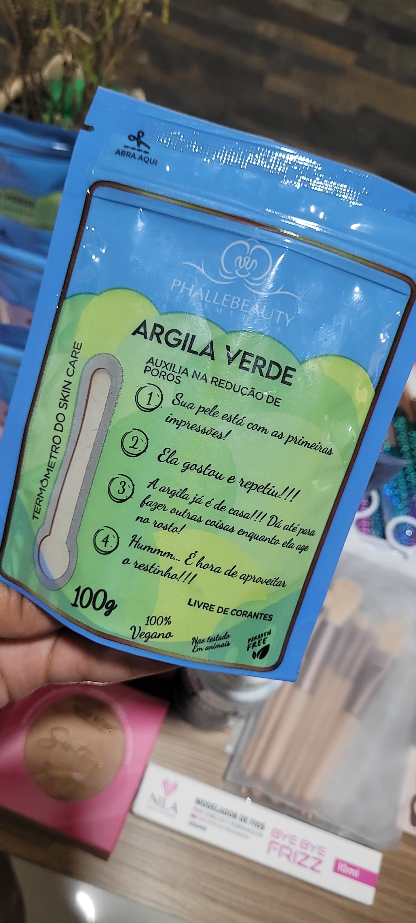 Arcilla en polvo argila verde 💚