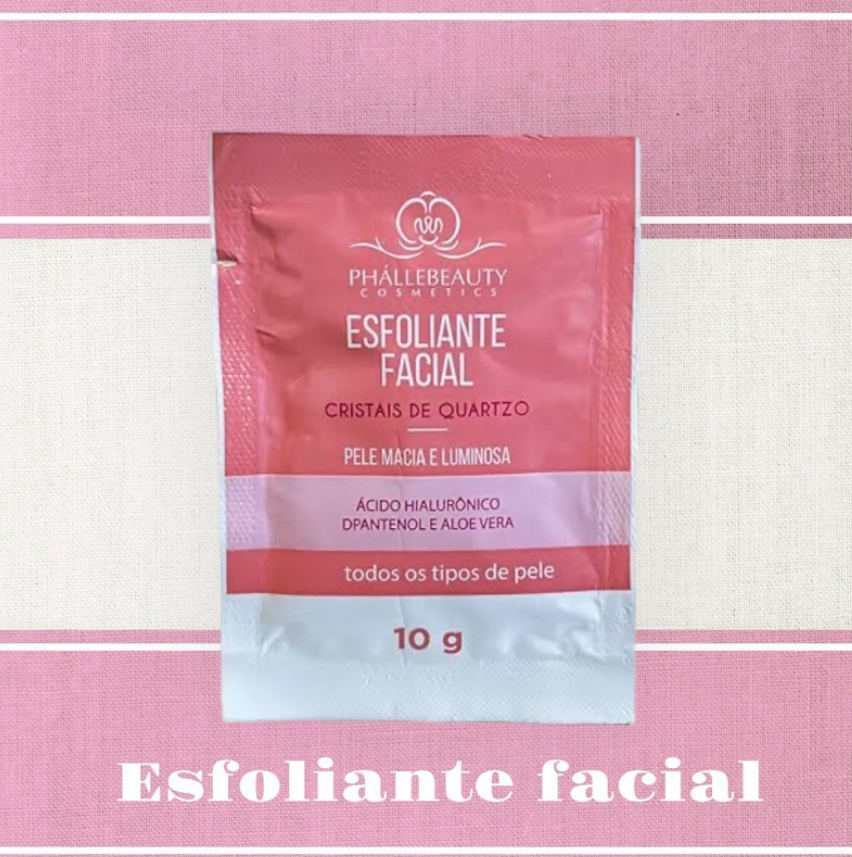 Exfoliante facial con cristales de cuarzo