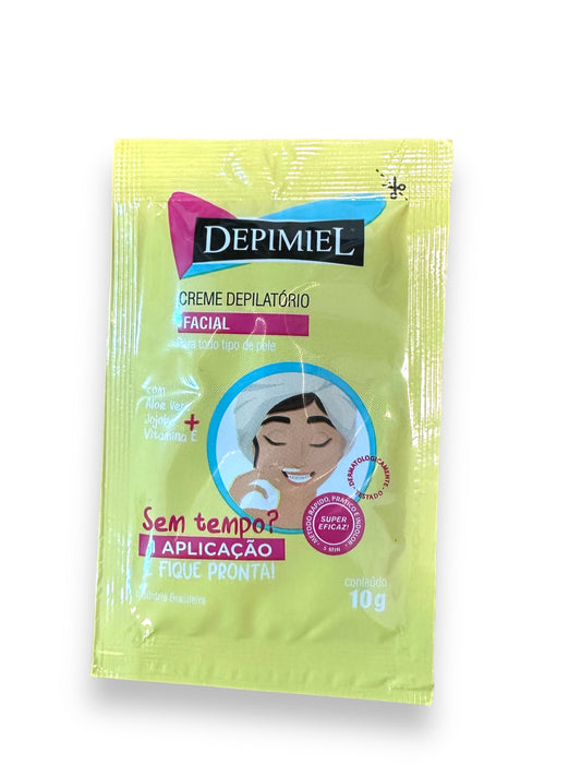 Crema depilatoria facial