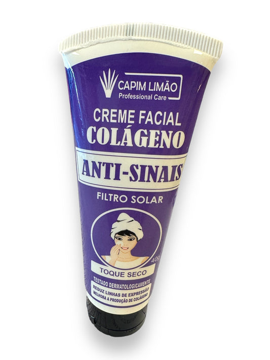 Crema facial con colágeno