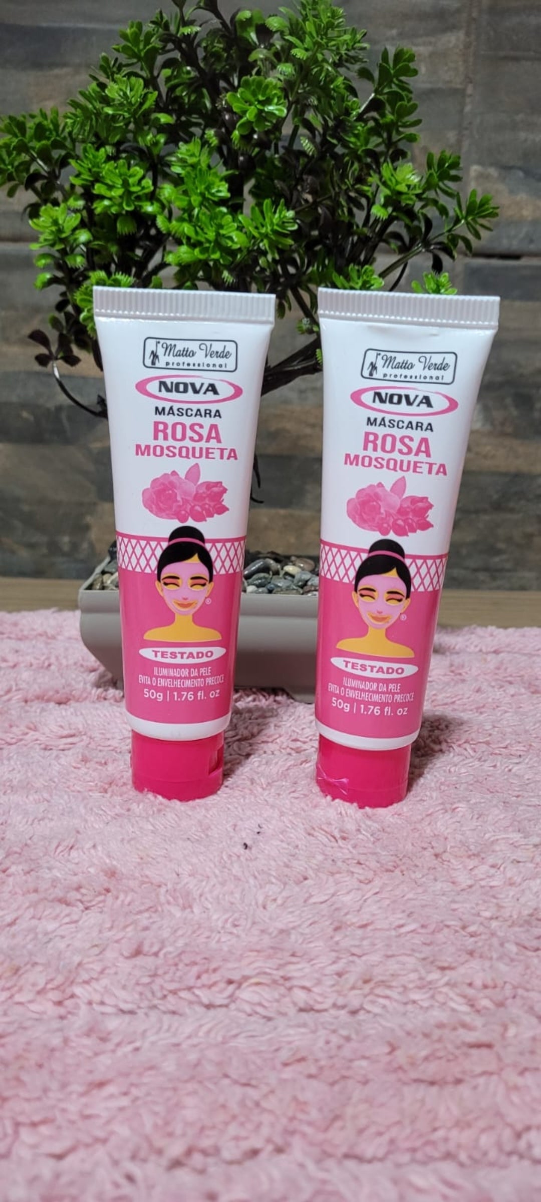 Máscara facial Rosa mosqueta #mattoverde