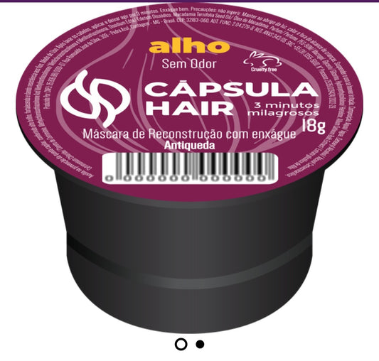 Cápsulas para hidratacion del cabello