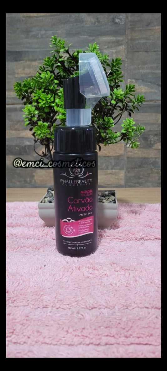 Mousse facial carbón activado