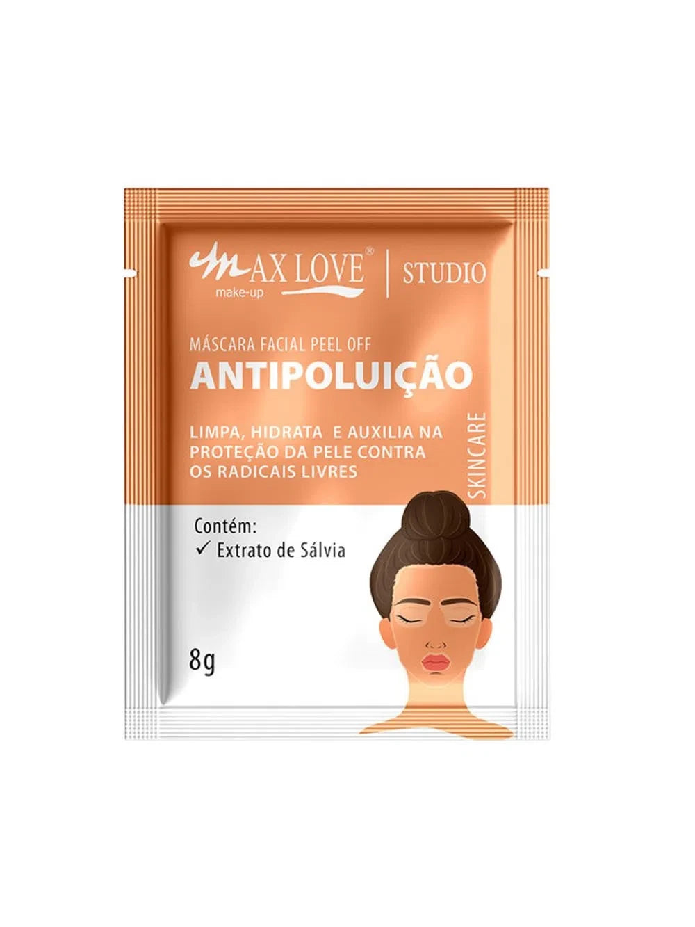 Máscara facial antipoluiçao